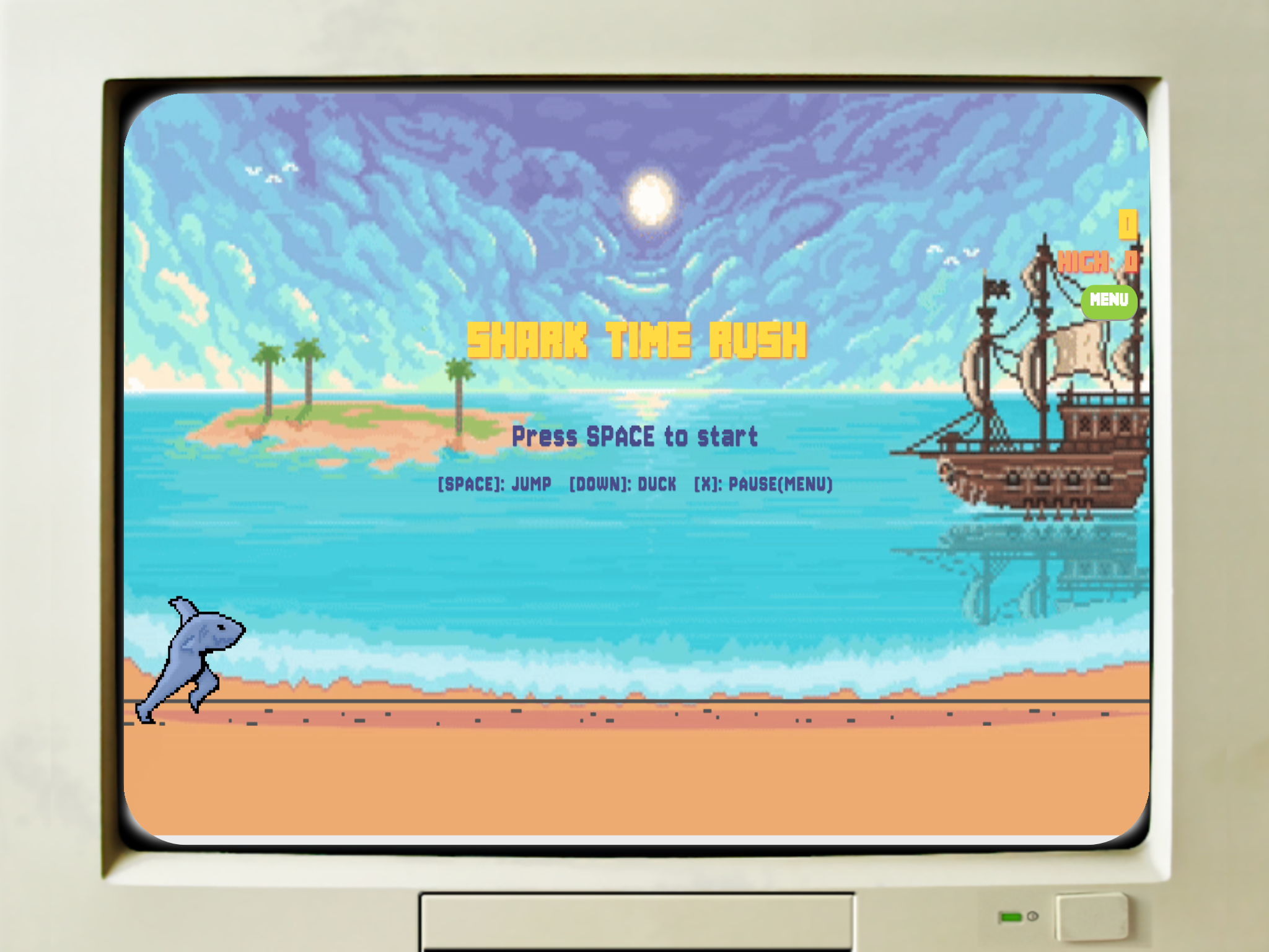 Shark Time Rush Project Screenshot